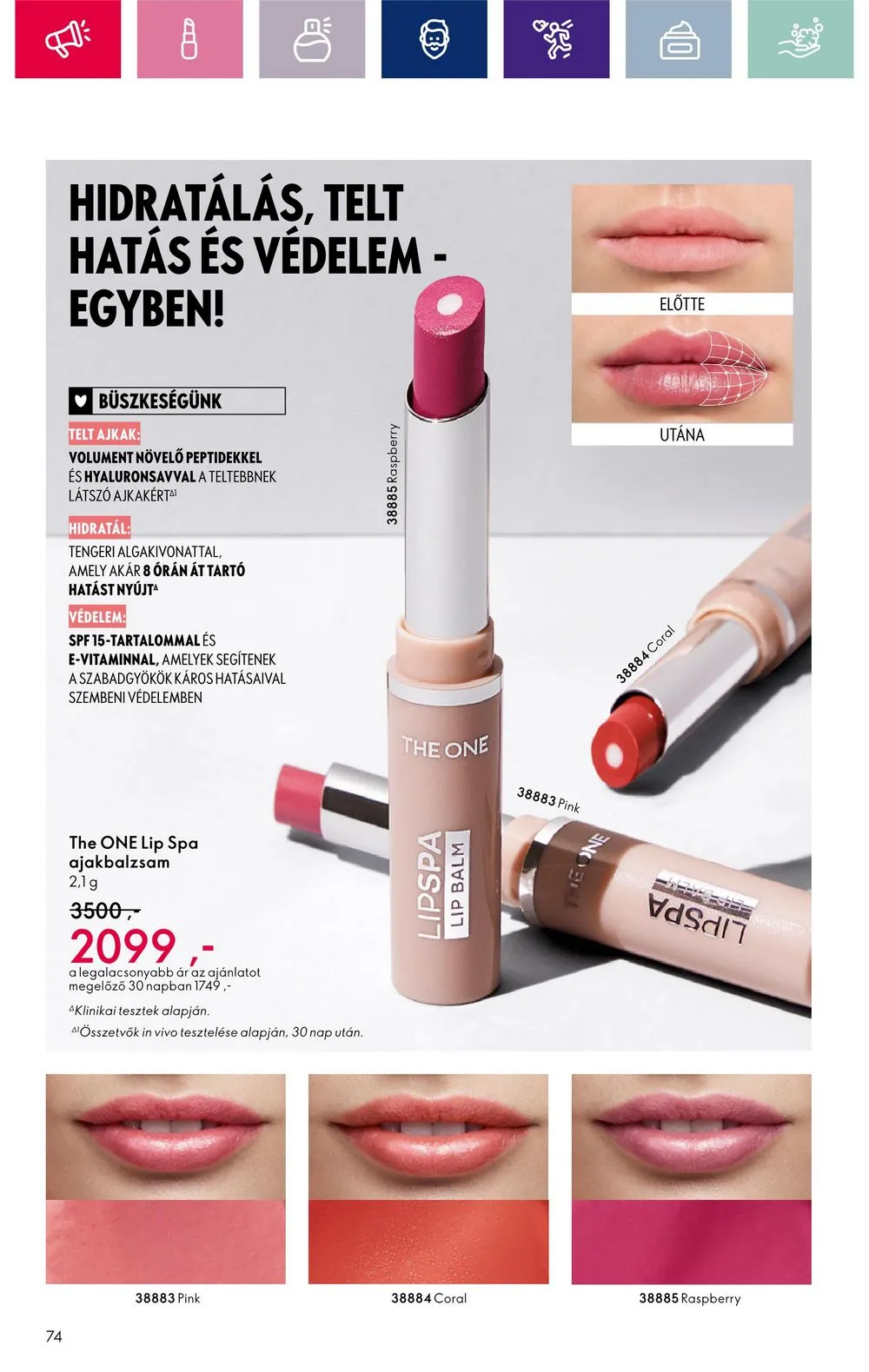 Oriflame akciós újság 03.05–03.25 – 74. oldal