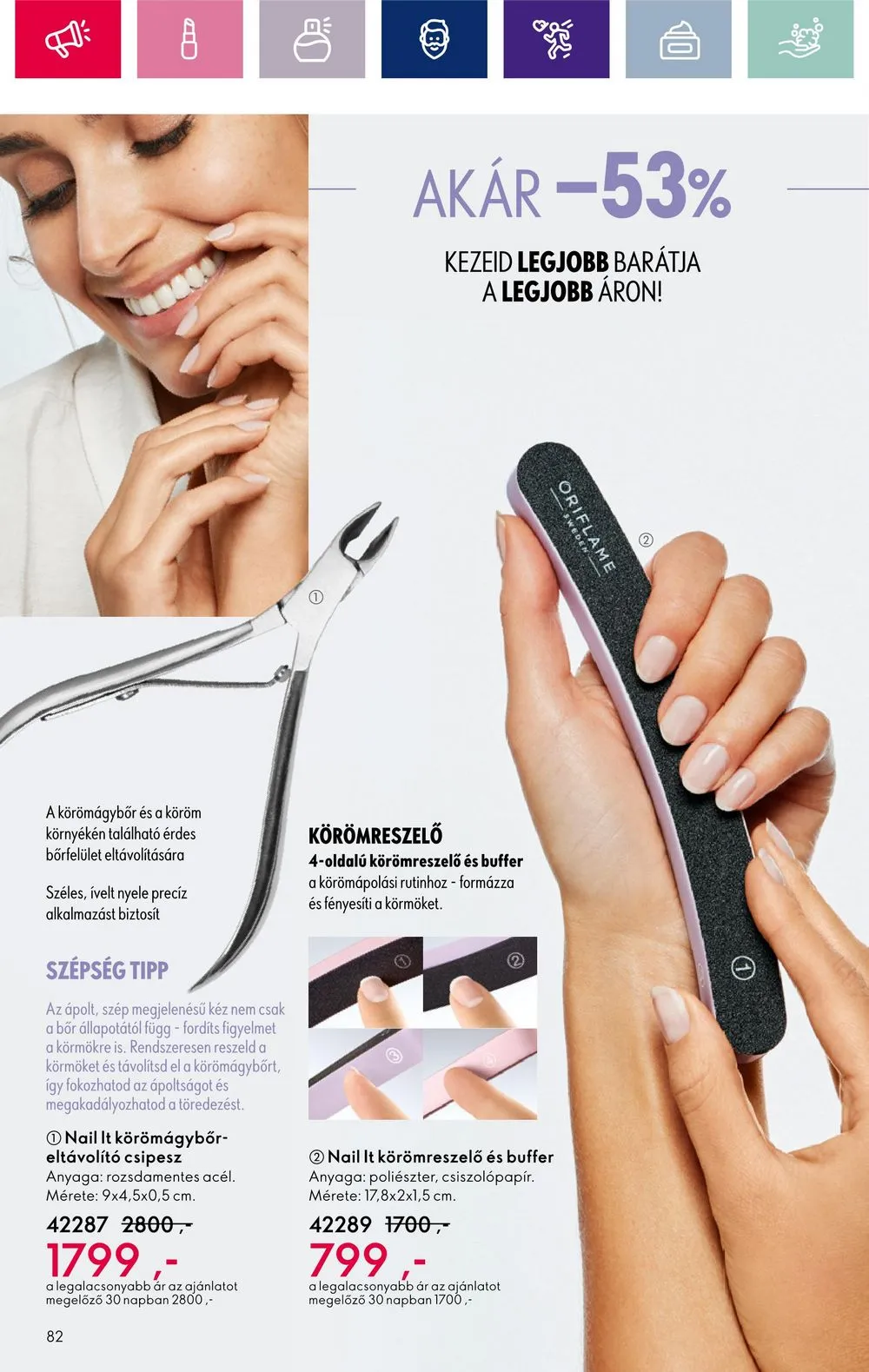 Oriflame akciós újság 03.05–03.25 – 82. oldal