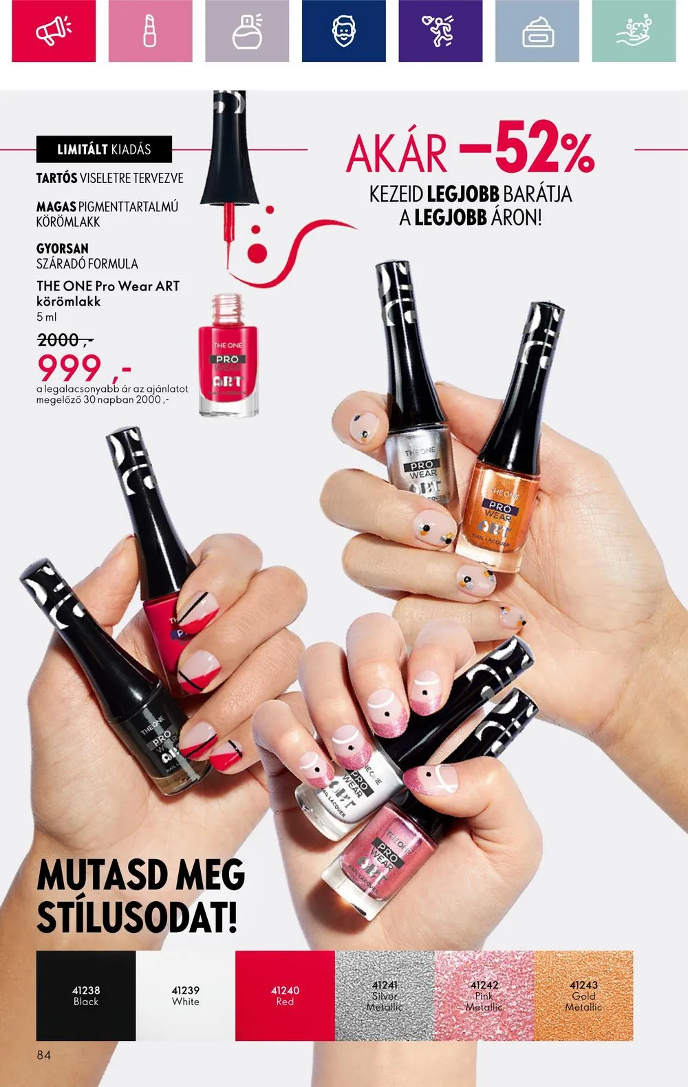 Oriflame akciós újság 03.05–03.25 – 84. oldal