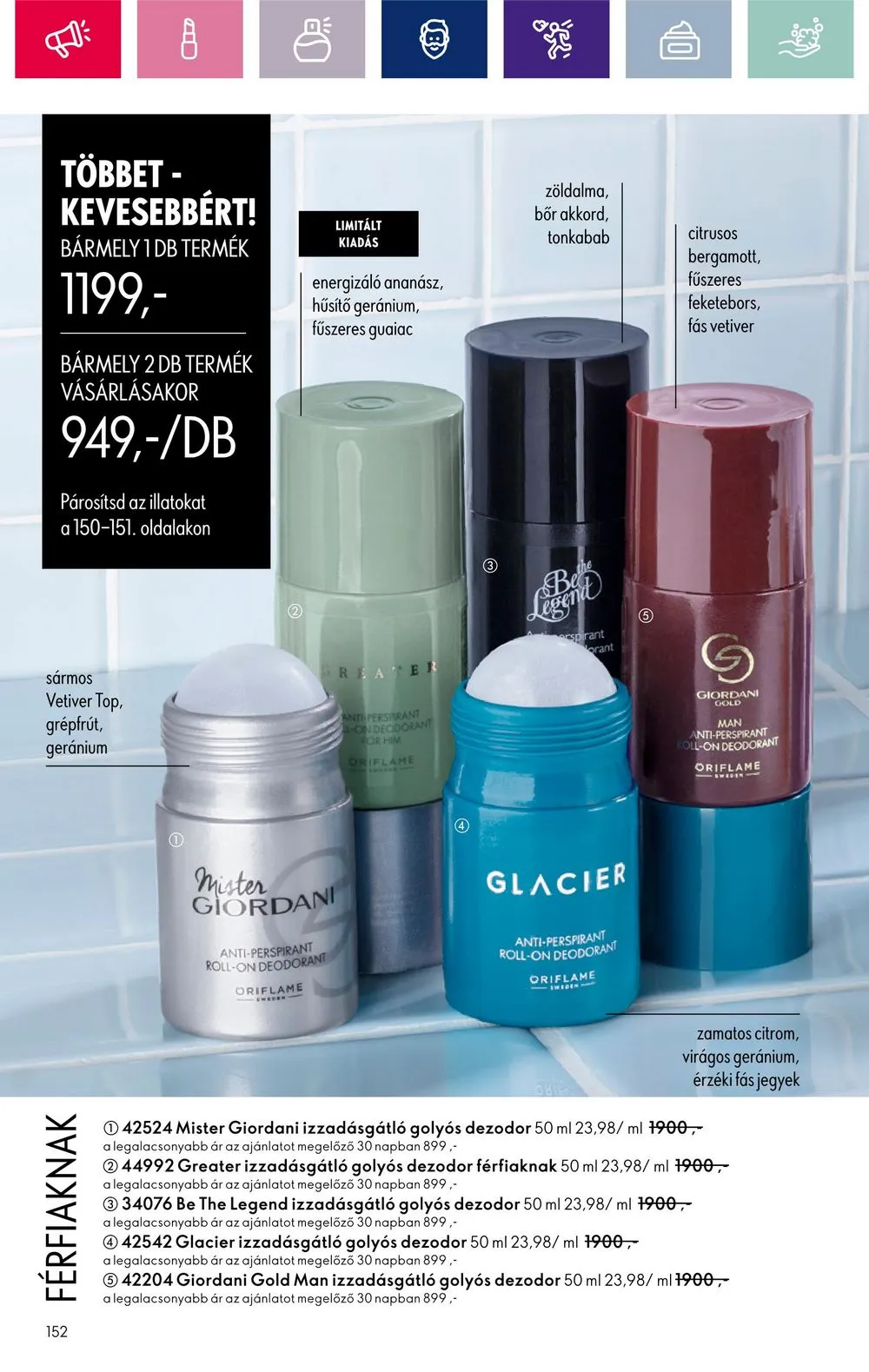 Oriflame akciós újság 03.26–04.15 – 152. oldal