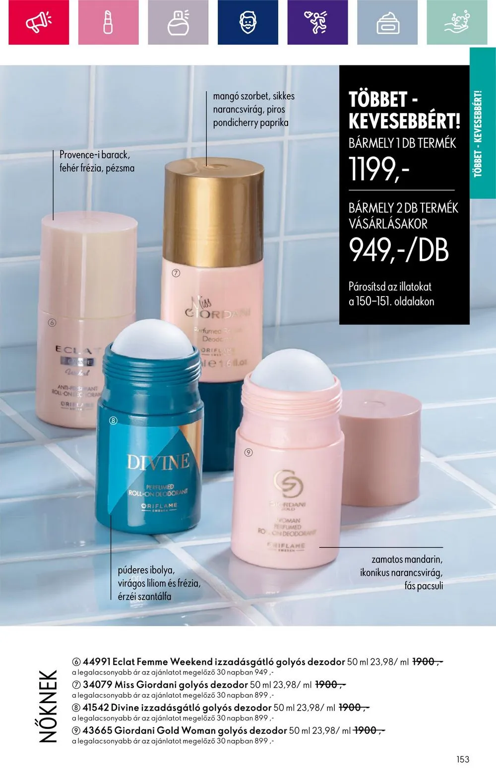 Oriflame akciós újság 03.26–04.15 – 153. oldal