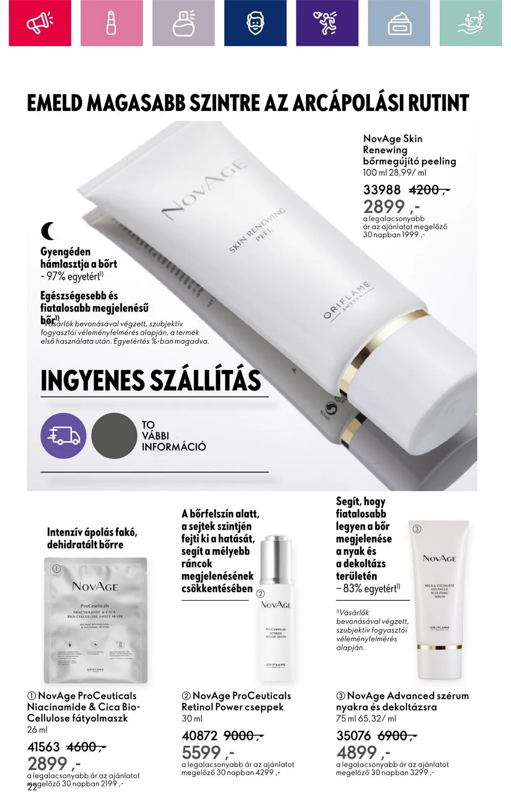 Oriflame akciós újság 03.26–04.15 – 22. oldal