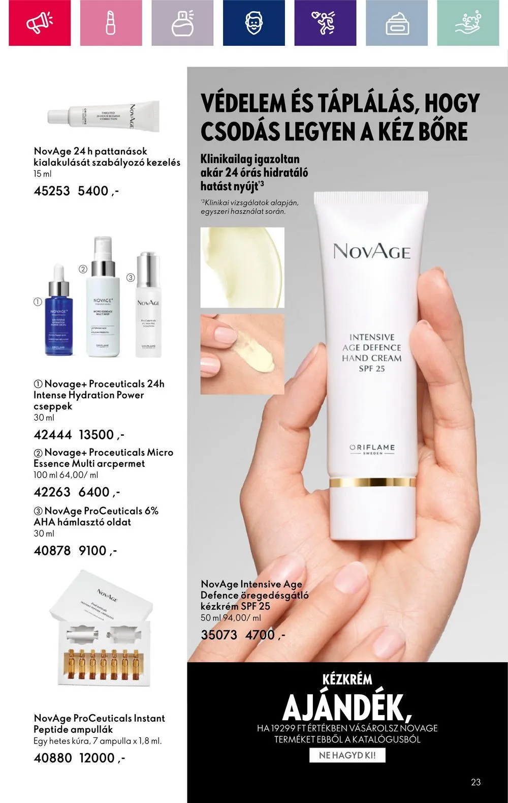 Oriflame akciós újság 03.26–04.15 – 23. oldal