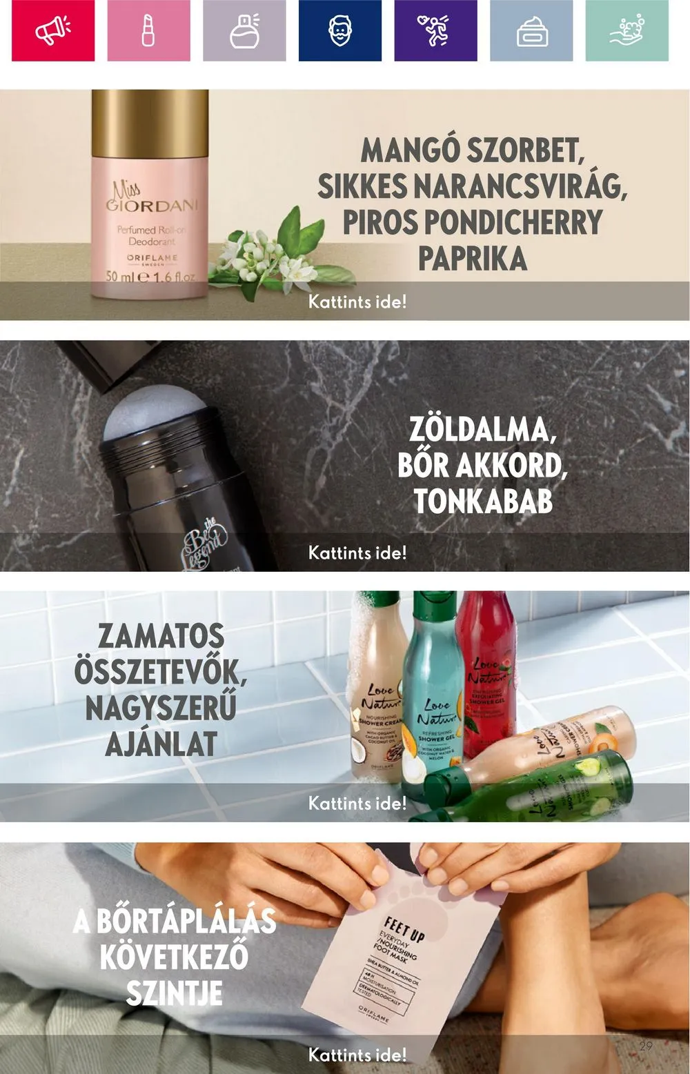 Oriflame akciós újság 03.26–04.15 – 29. oldal