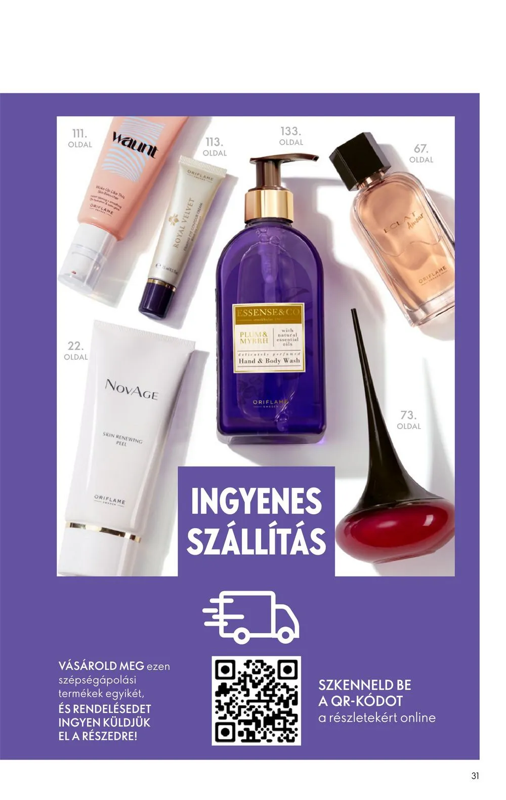 Oriflame akciós újság 03.26–04.15 – 31. oldal