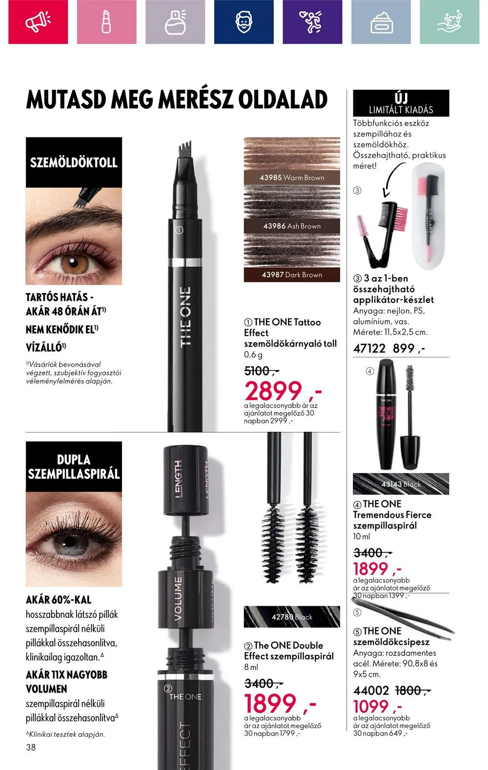 Oriflame akciós újság 03.26–04.15 – 38. oldal