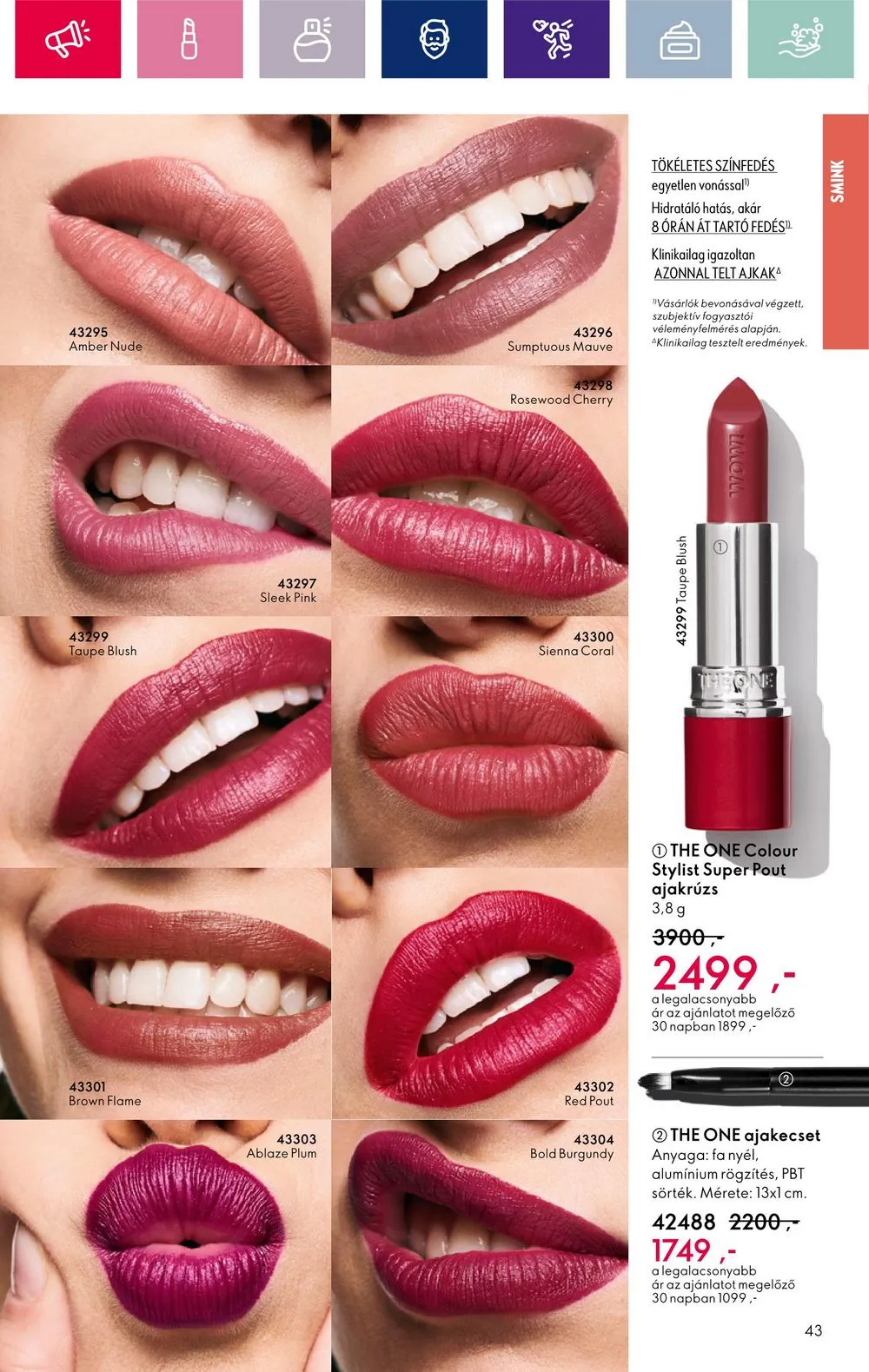 Oriflame akciós újság 03.26–04.15 – 43. oldal