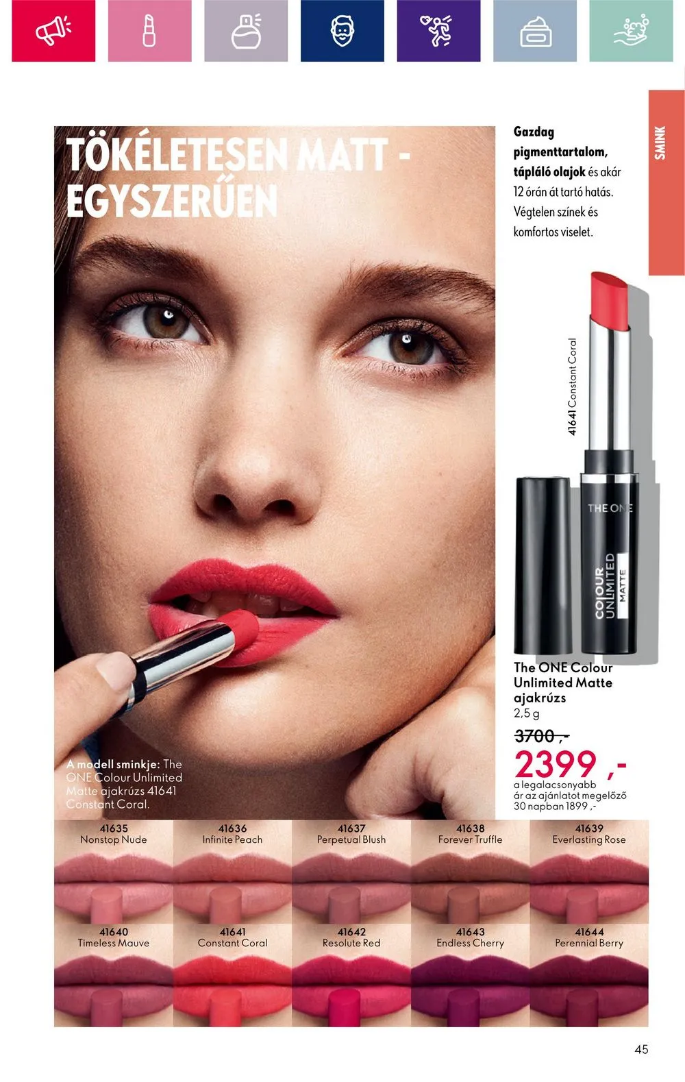 Oriflame akciós újság 03.26–04.15 – 45. oldal
