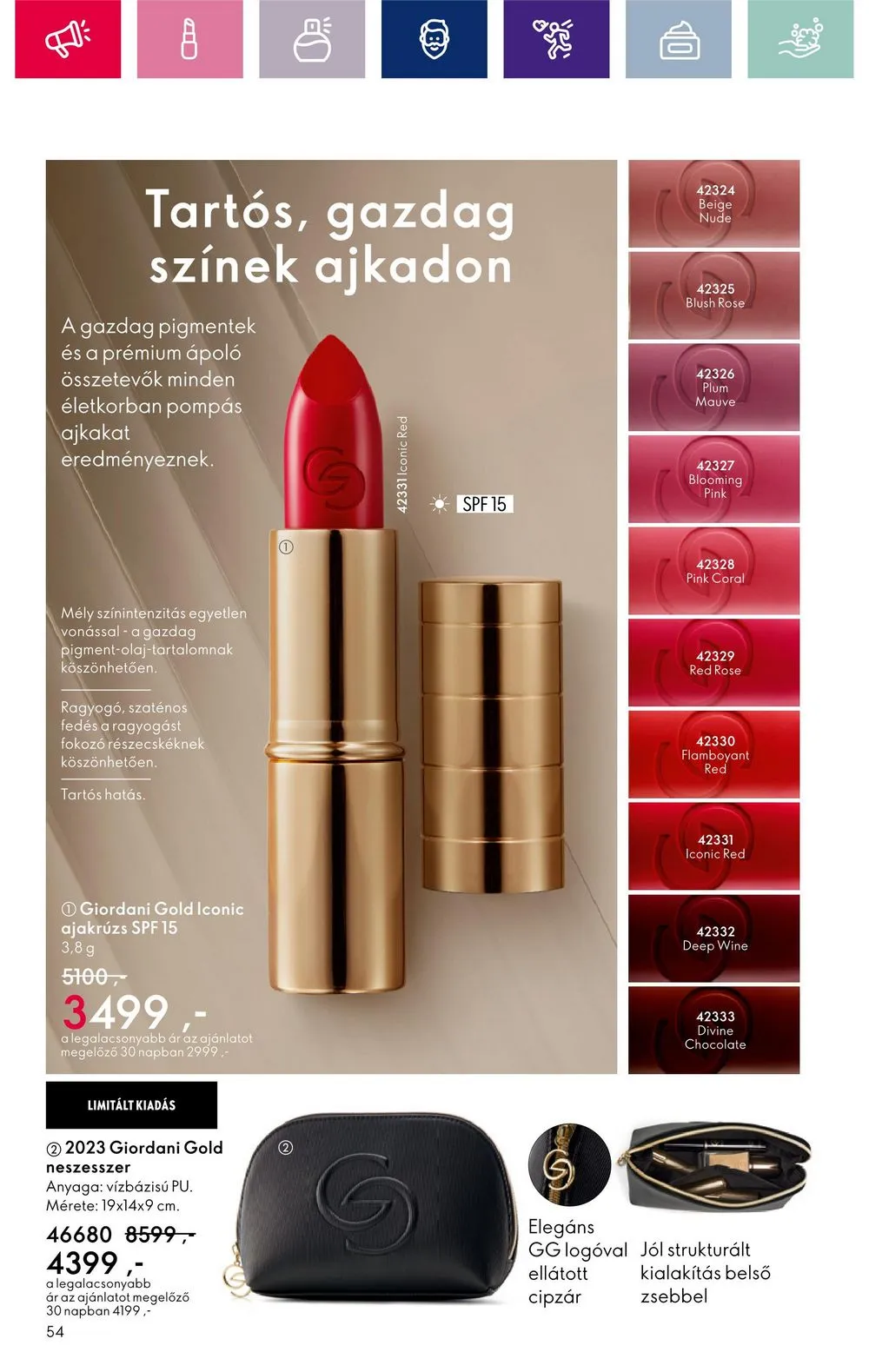 Oriflame akciós újság 03.26–04.15 – 54. oldal