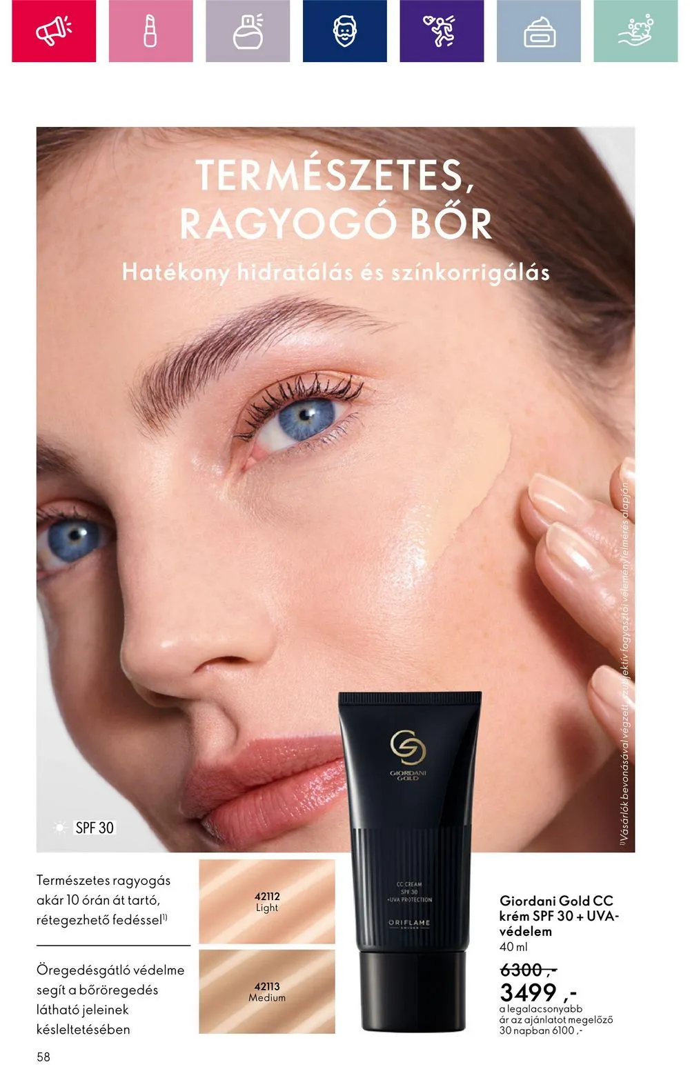 Oriflame akciós újság 03.26–04.15 – 58. oldal