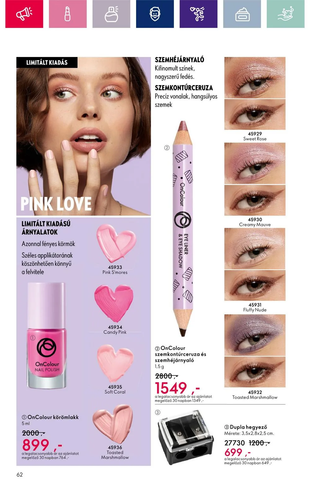 Oriflame akciós újság 03.26–04.15 – 62. oldal