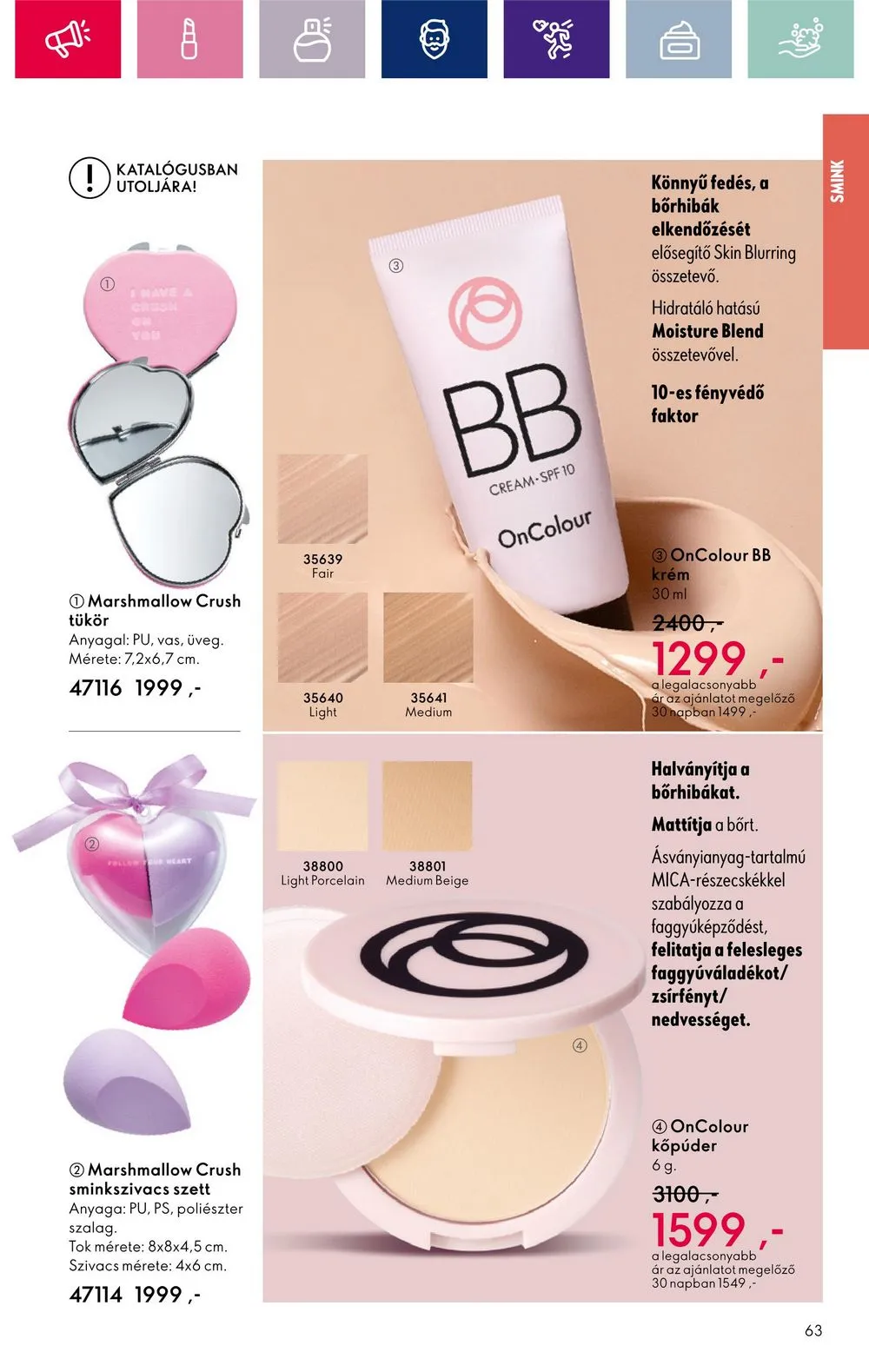 Oriflame akciós újság 03.26–04.15 – 63. oldal