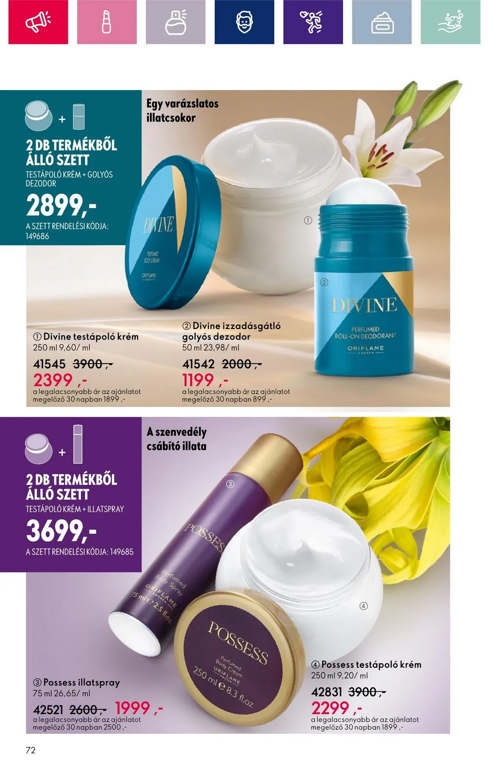 Oriflame akciós újság 03.26–04.15 – 72. oldal
