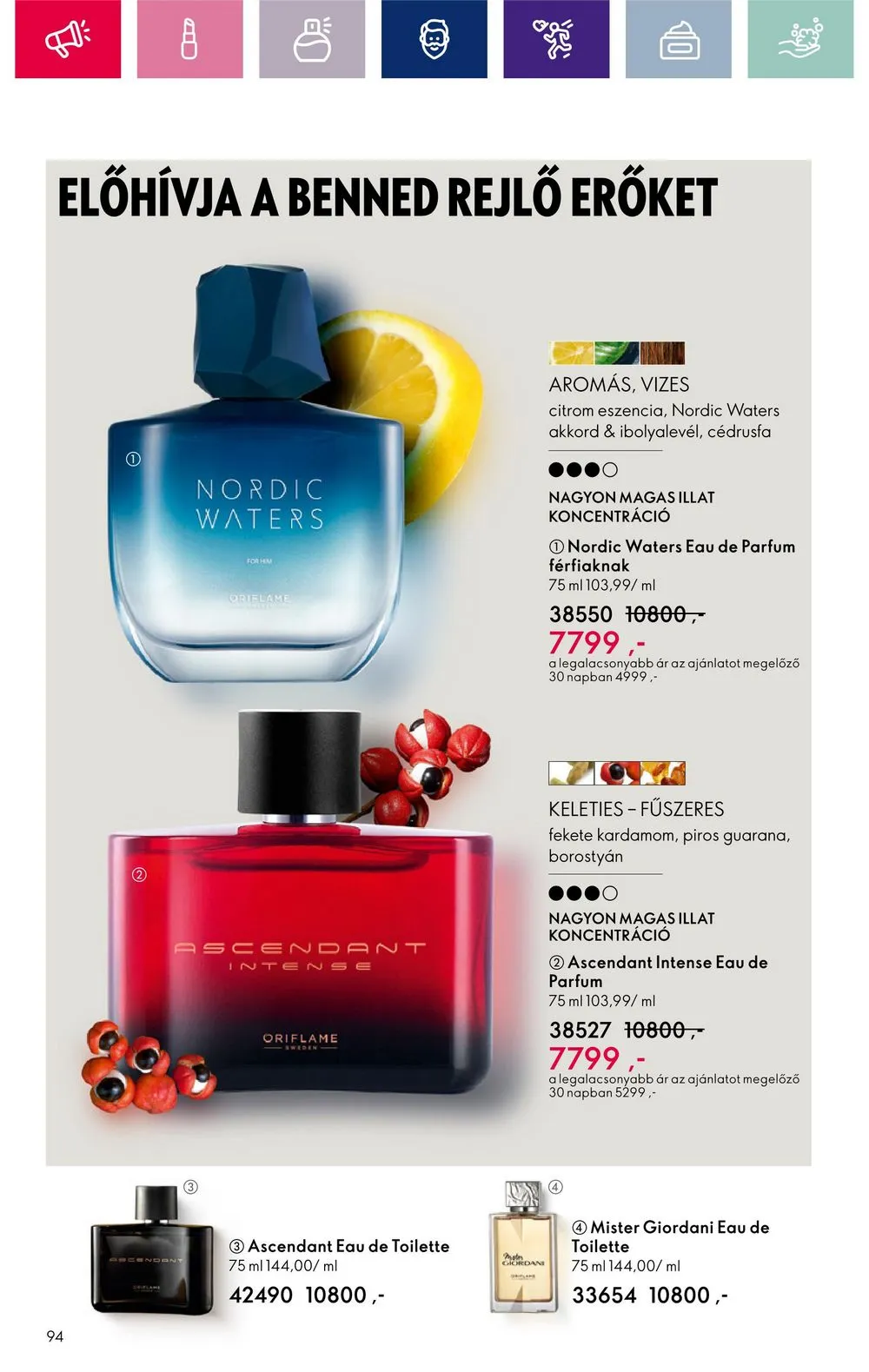 Oriflame akciós újság 03.26–04.15 – 94. oldal