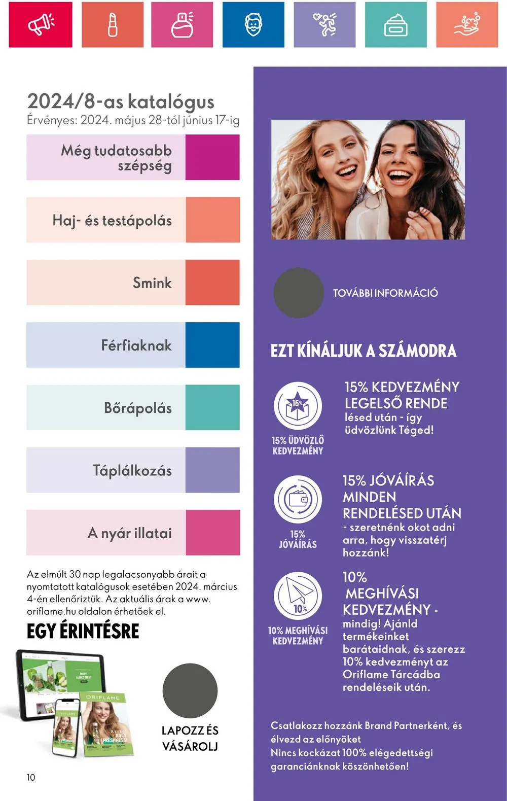 Oriflame akciós újság 05.28–06.17 – 10. oldal