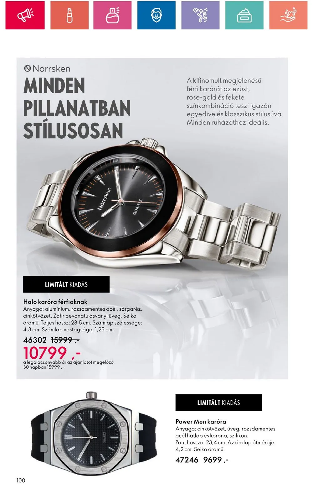 Oriflame akciós újság 05.28–06.17 – 100. oldal