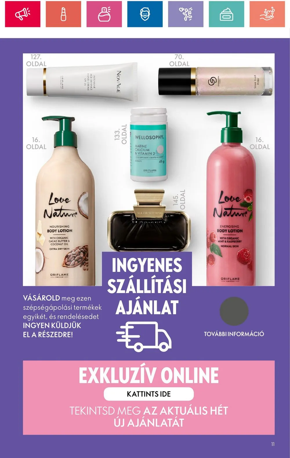 Oriflame akciós újság 05.28–06.17 – 11. oldal