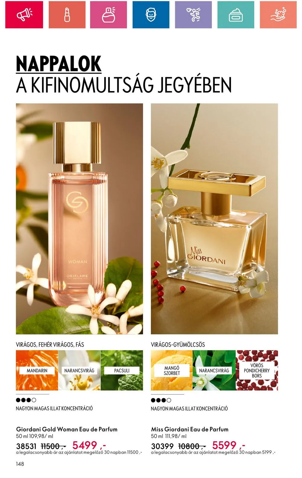 Oriflame akciós újság 05.28–06.17 – 148. oldal