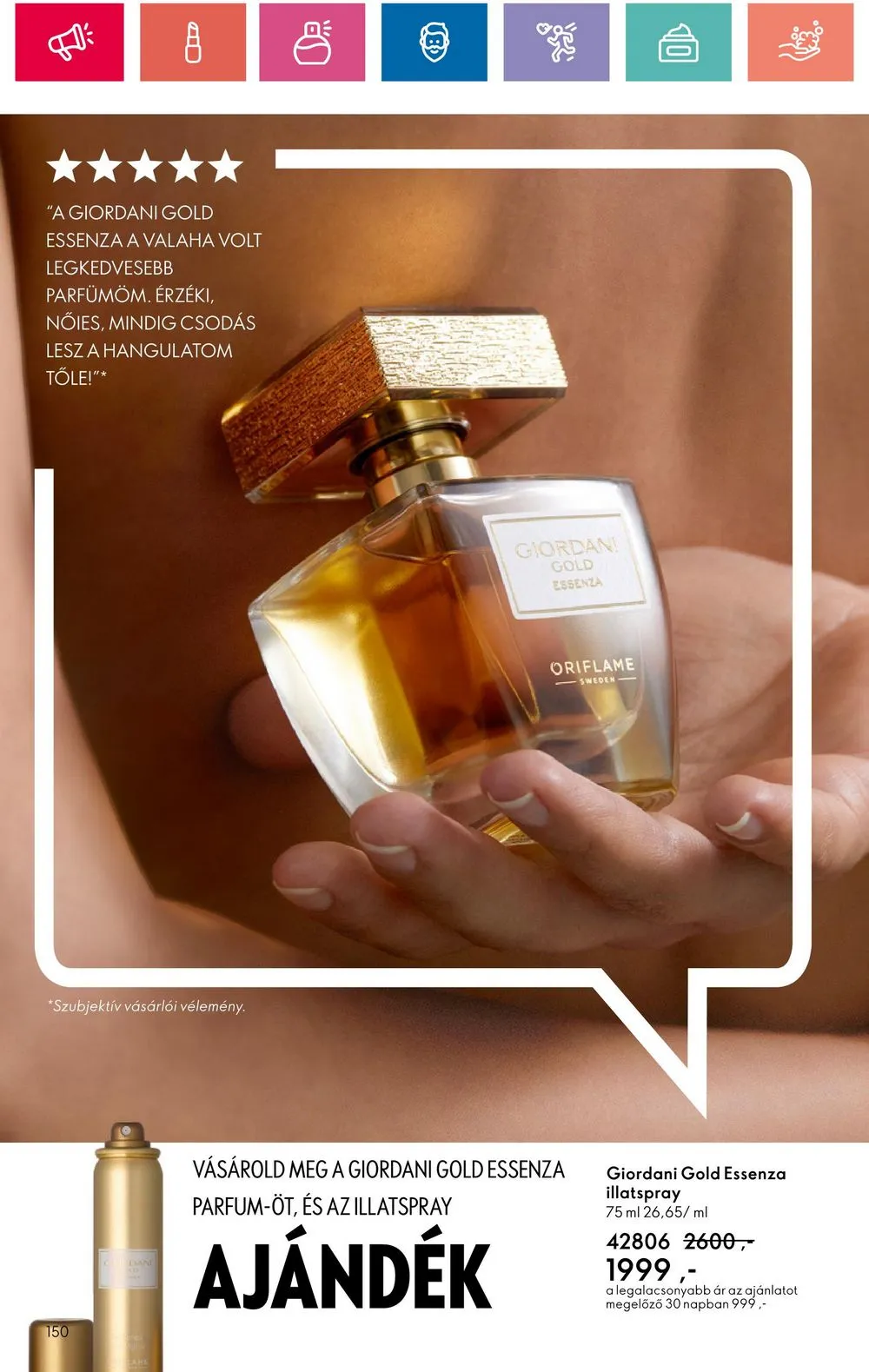 Oriflame akciós újság 05.28–06.17 – 150. oldal