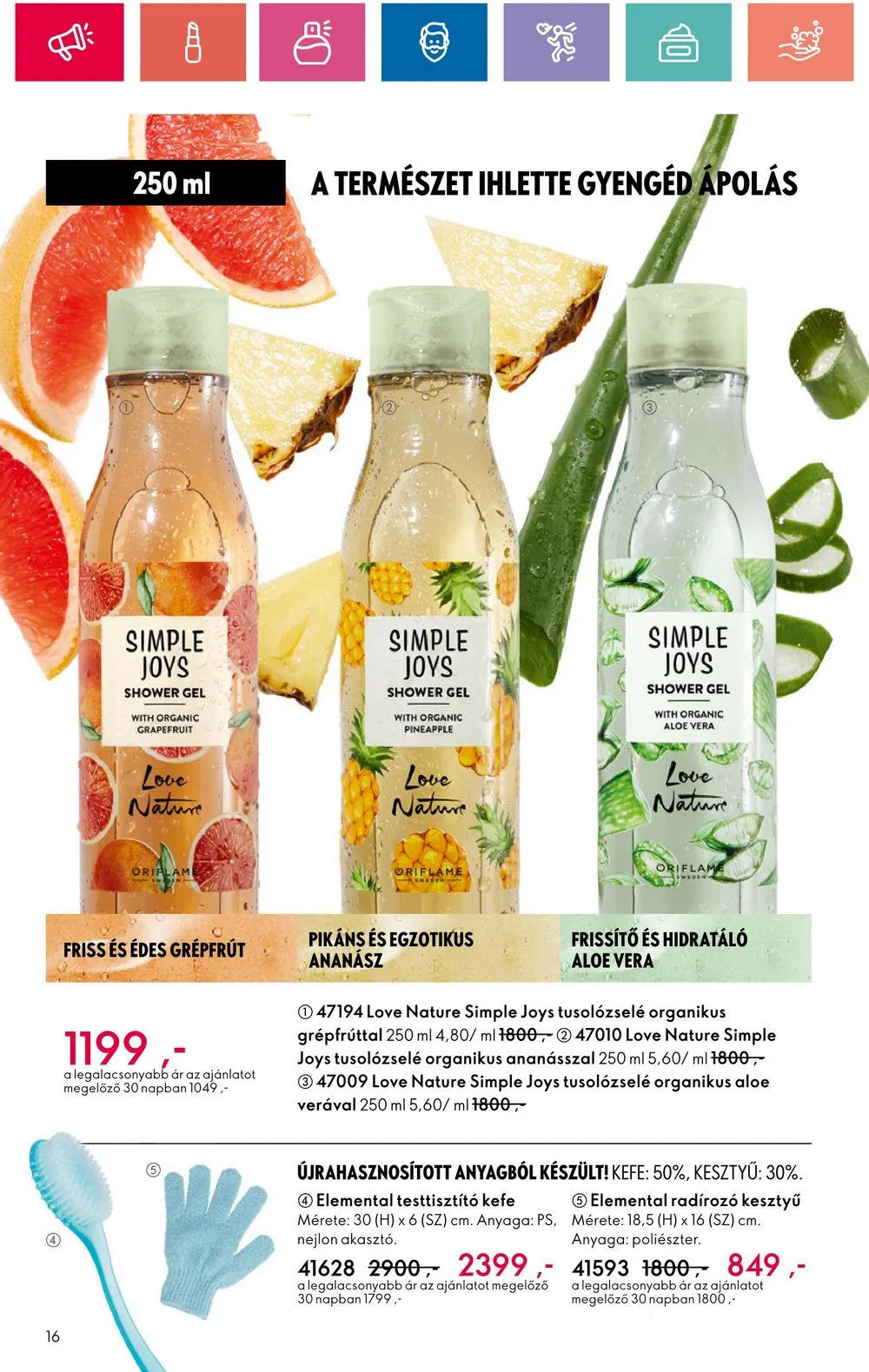 Oriflame akciós újság 05.28–06.17 – 16. oldal
