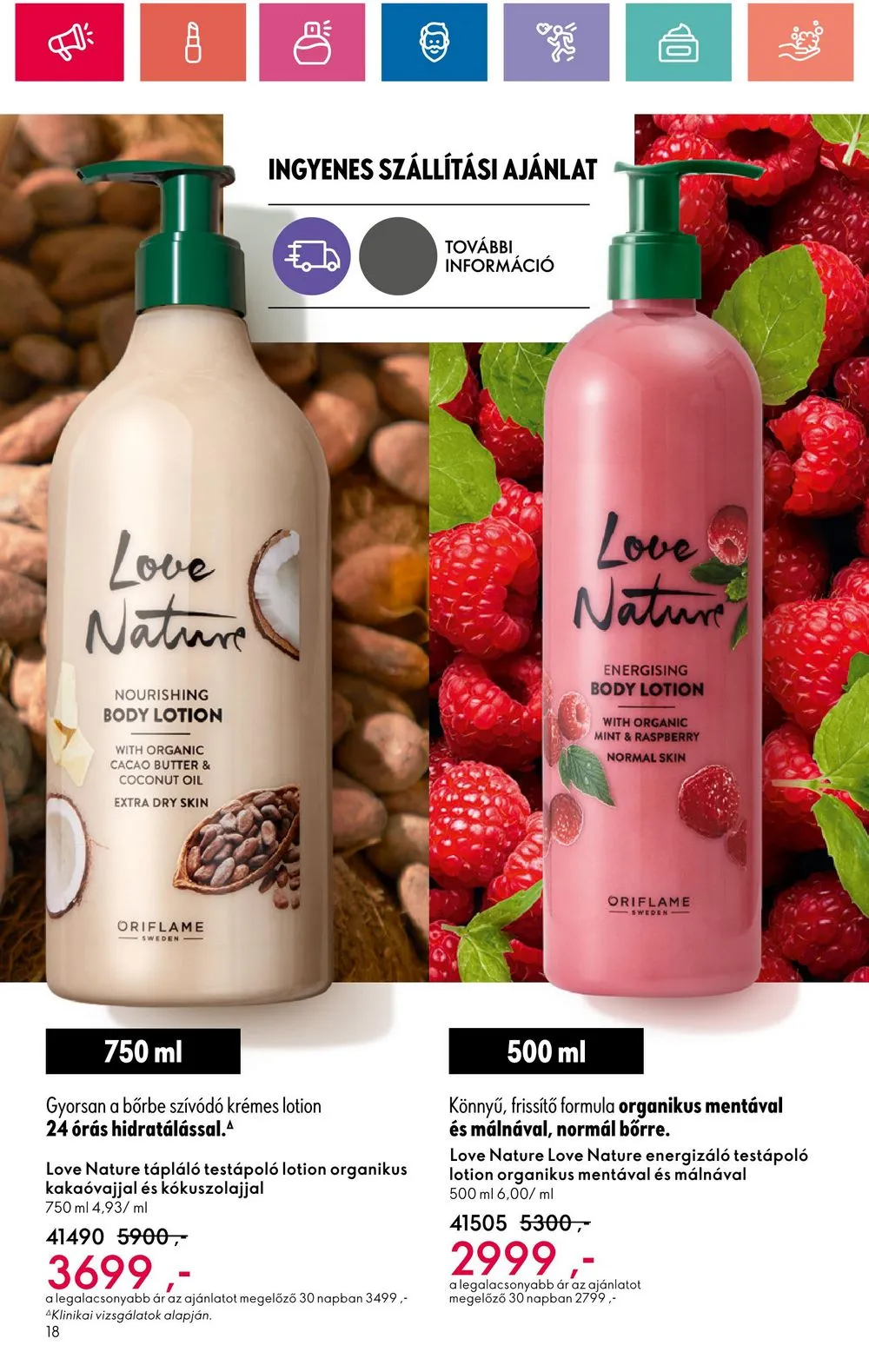 Oriflame akciós újság 05.28–06.17 – 18. oldal