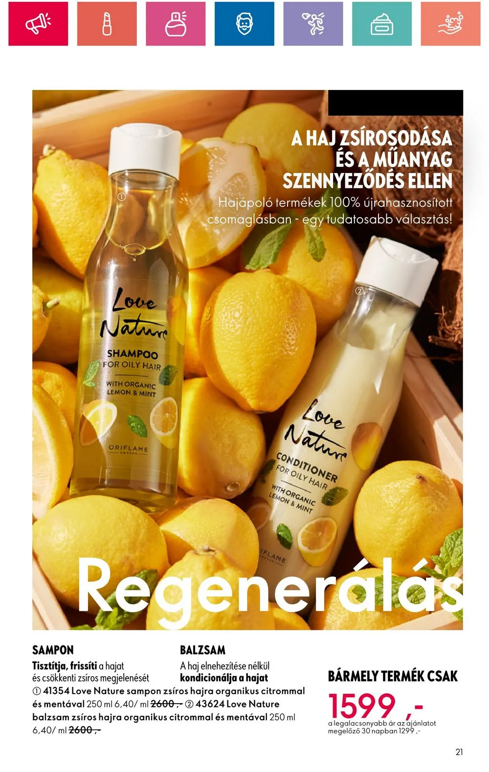 Oriflame akciós újság 05.28–06.17 – 21. oldal
