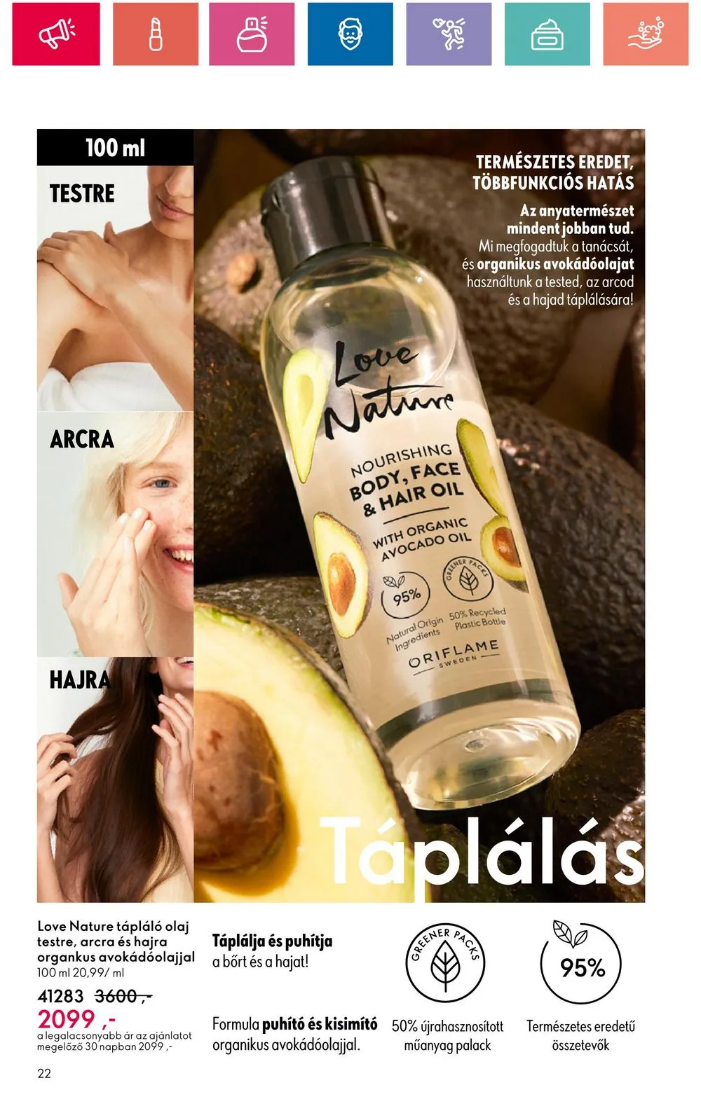 Oriflame akciós újság 05.28–06.17 – 22. oldal