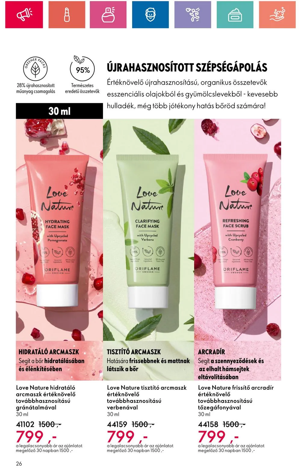 Oriflame akciós újság 05.28–06.17 – 26. oldal