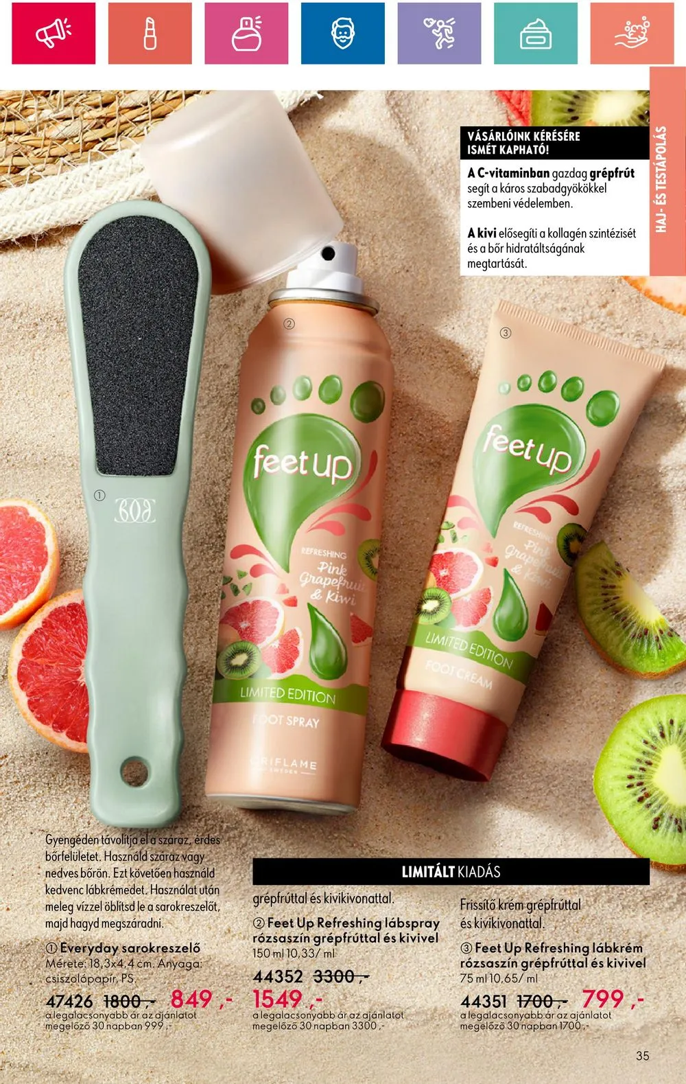 Oriflame akciós újság 05.28–06.17 – 35. oldal