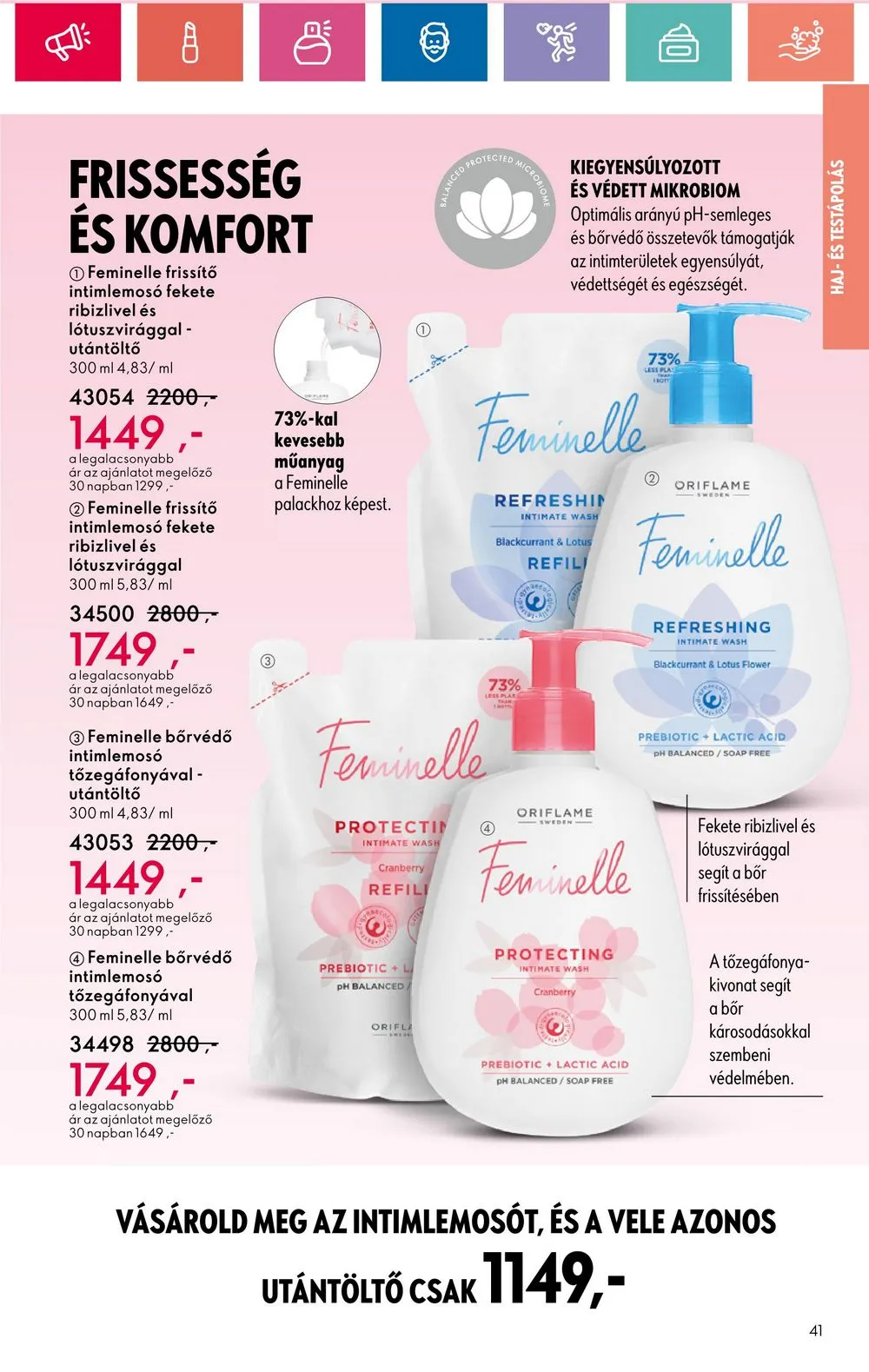 Oriflame akciós újság 05.28–06.17 – 41. oldal