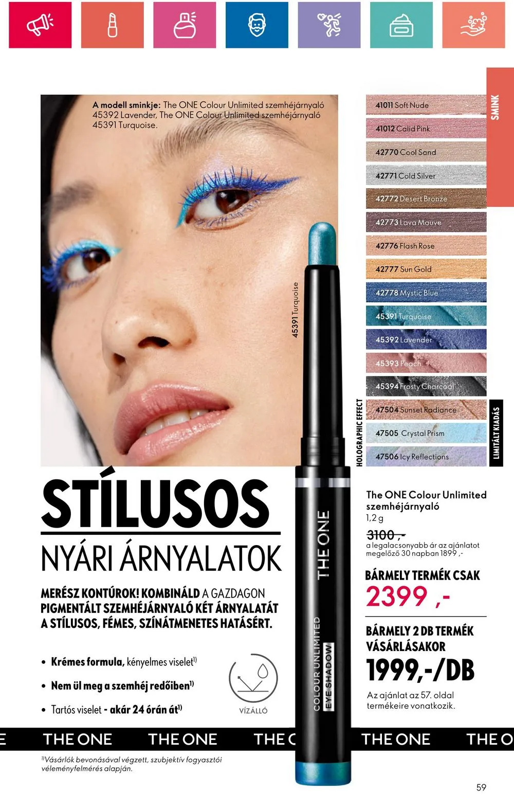 Oriflame akciós újság 05.28–06.17 – 59. oldal