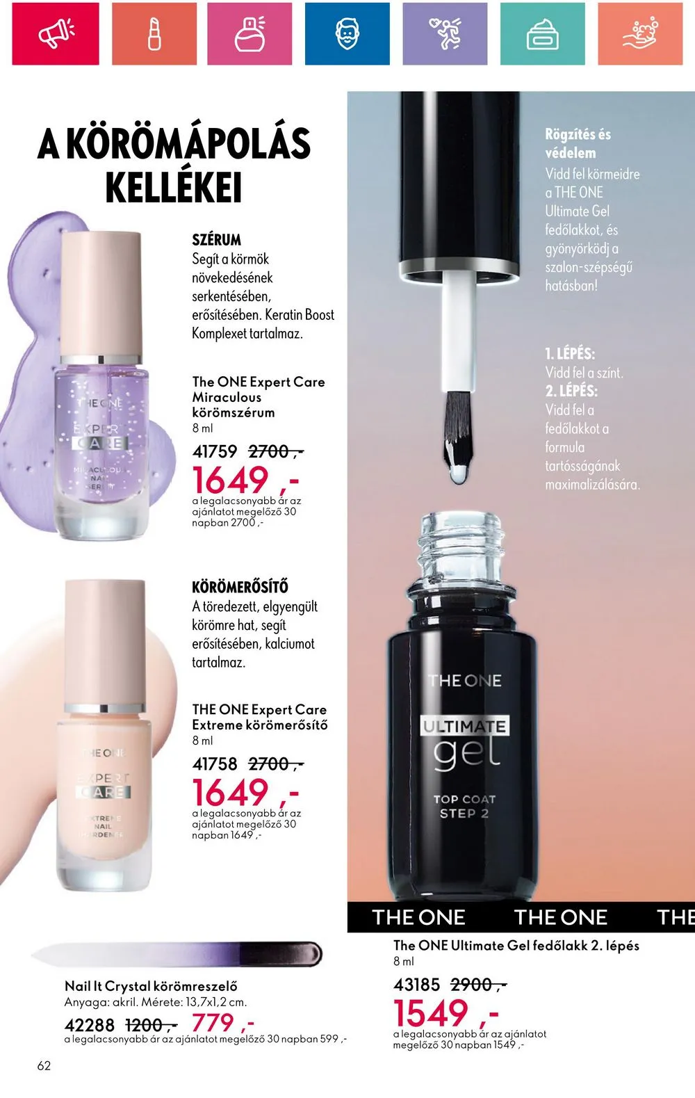 Oriflame akciós újság 05.28–06.17 – 62. oldal