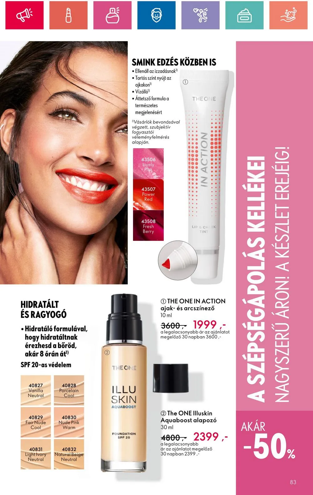 Oriflame akciós újság 05.28–06.17 – 83. oldal