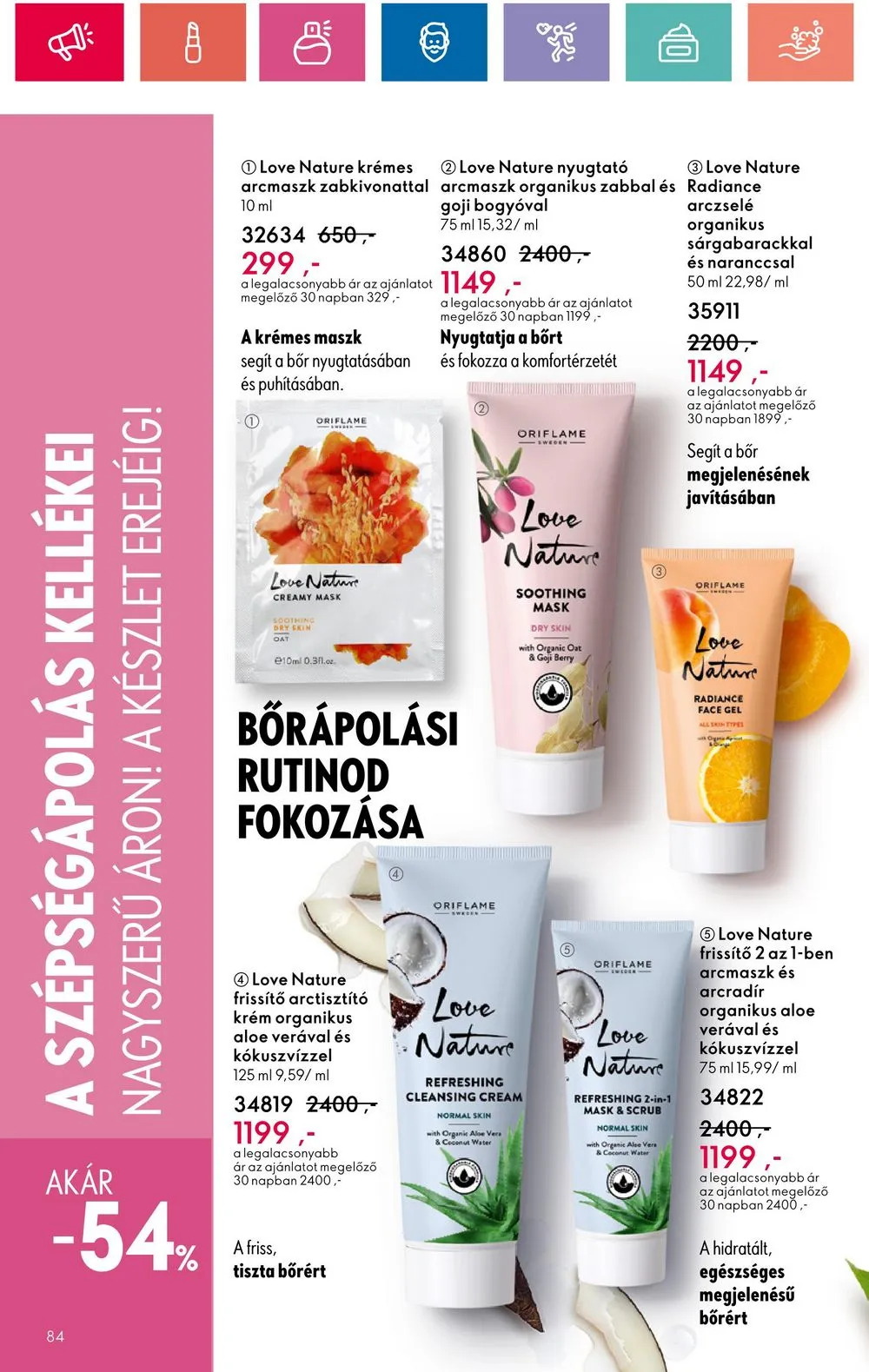 Oriflame akciós újság 05.28–06.17 – 84. oldal