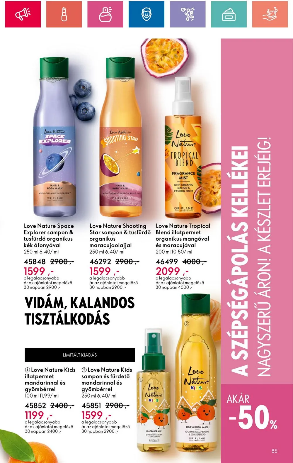 Oriflame akciós újság 05.28–06.17 – 85. oldal