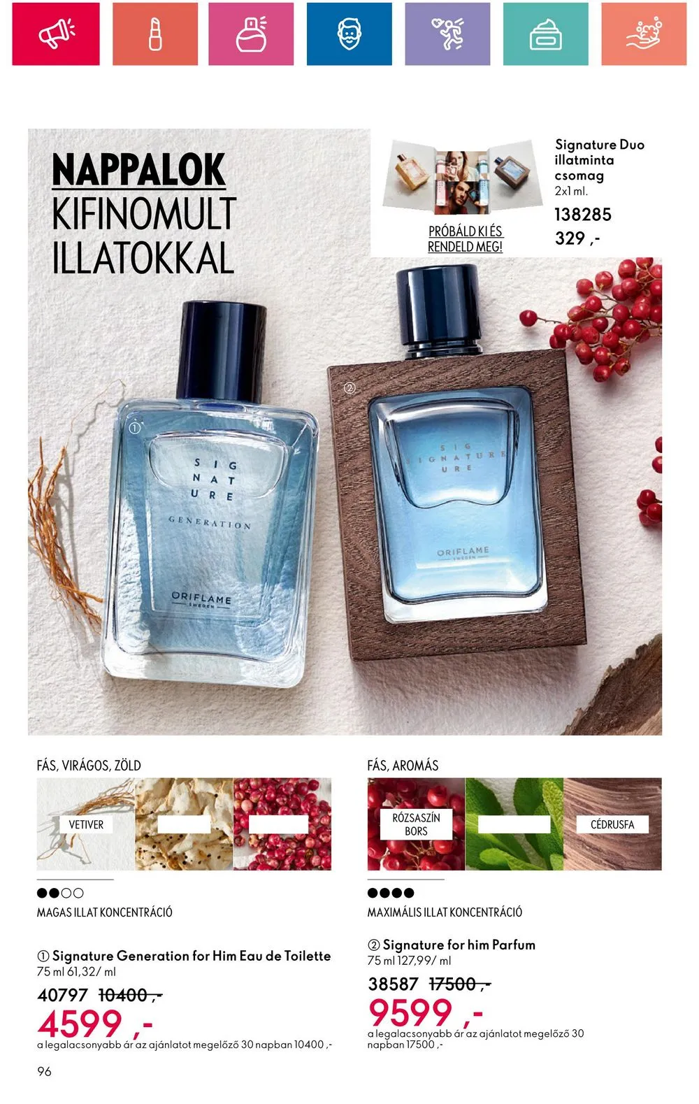 Oriflame akciós újság 05.28–06.17 – 96. oldal