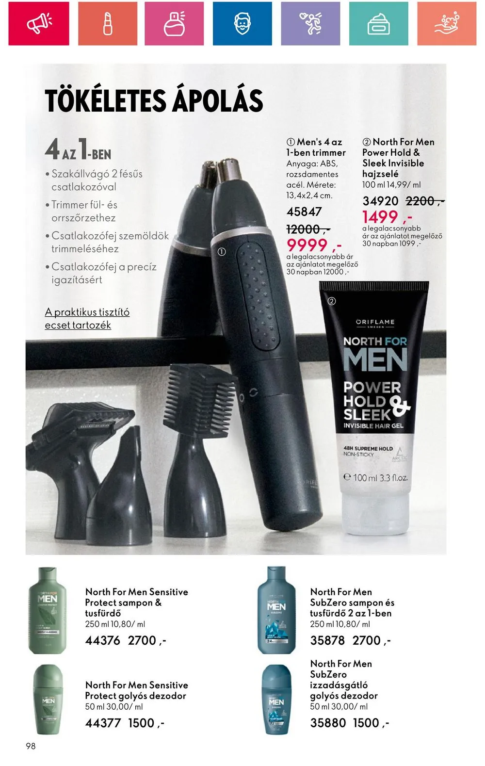 Oriflame akciós újság 05.28–06.17 – 98. oldal