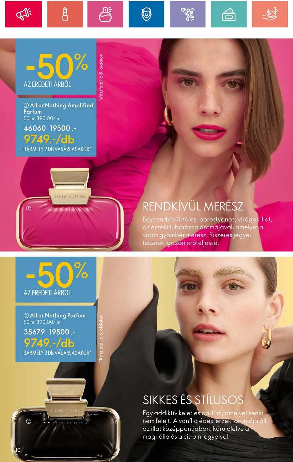Oriflame akciós újság 06.18–07.08 – 10. oldal