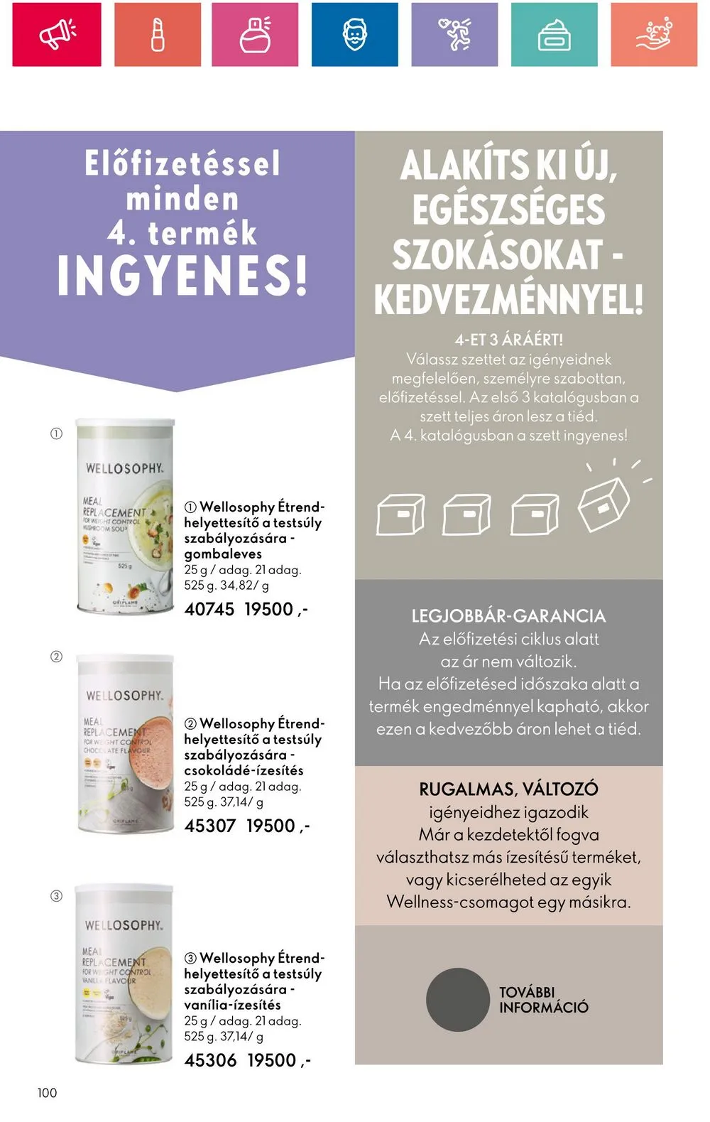 Oriflame akciós újság 06.18–07.08 – 100. oldal