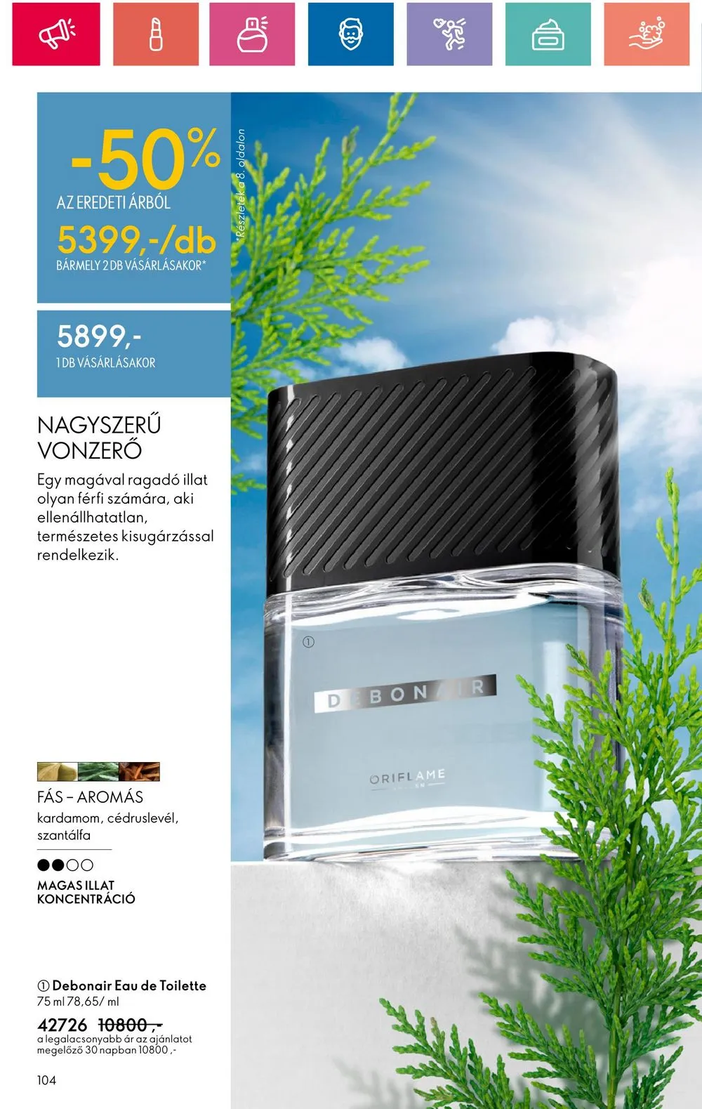 Oriflame akciós újság 06.18–07.08 – 104. oldal