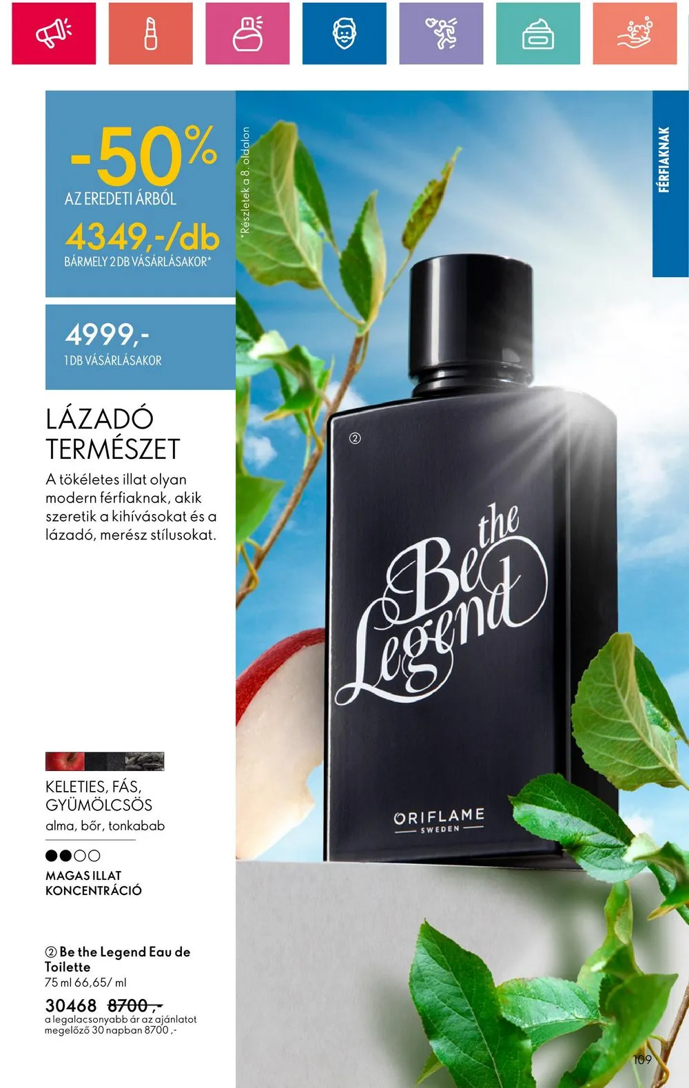 Oriflame akciós újság 06.18–07.08 – 109. oldal