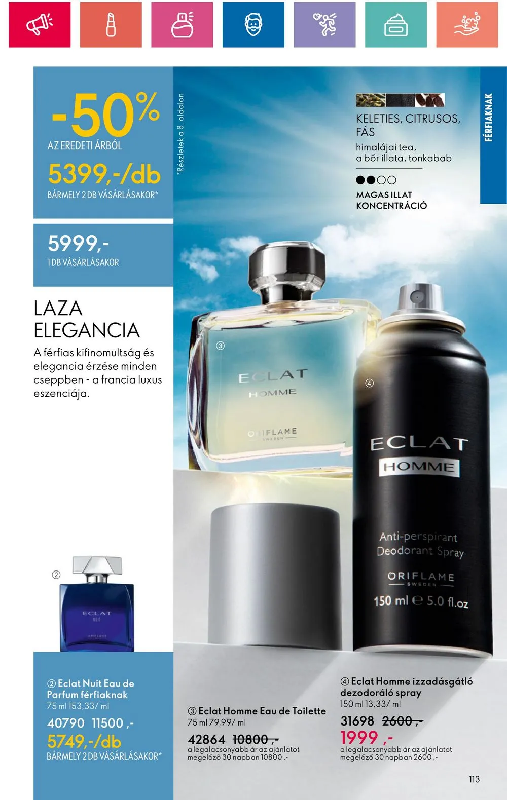 Oriflame akciós újság 06.18–07.08 – 113. oldal