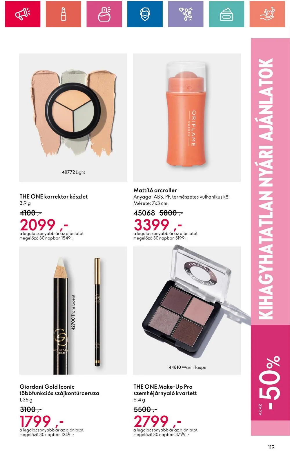 Oriflame akciós újság 06.18–07.08 – 119. oldal
