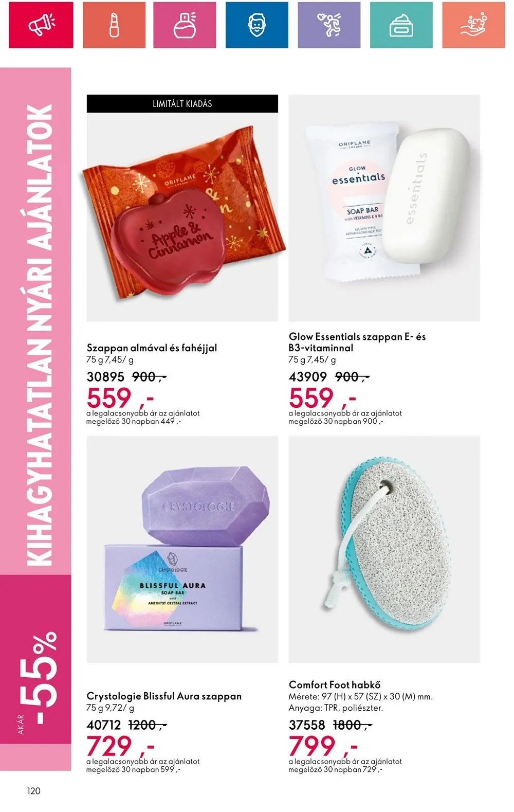 Oriflame akciós újság 06.18–07.08 – 120. oldal