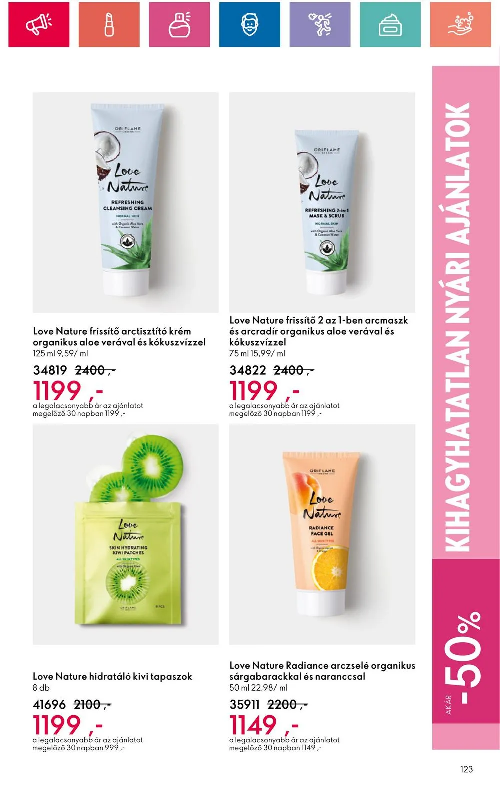 Oriflame akciós újság 06.18–07.08 – 123. oldal