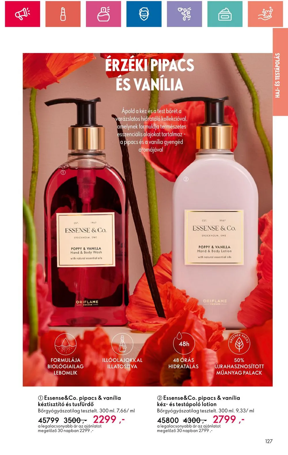 Oriflame akciós újság 06.18–07.08 – 127. oldal