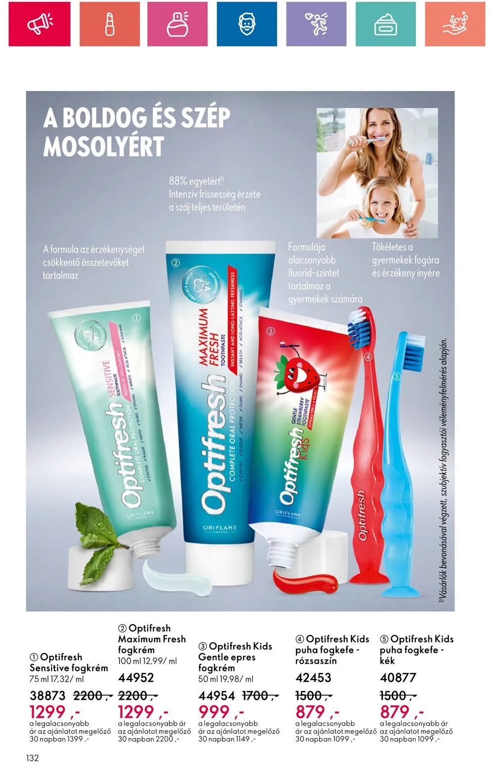 Oriflame akciós újság 06.18–07.08 – 132. oldal