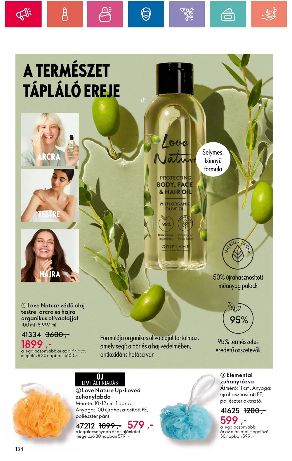 Oriflame akciós újság 06.18–07.08 – 134. oldal