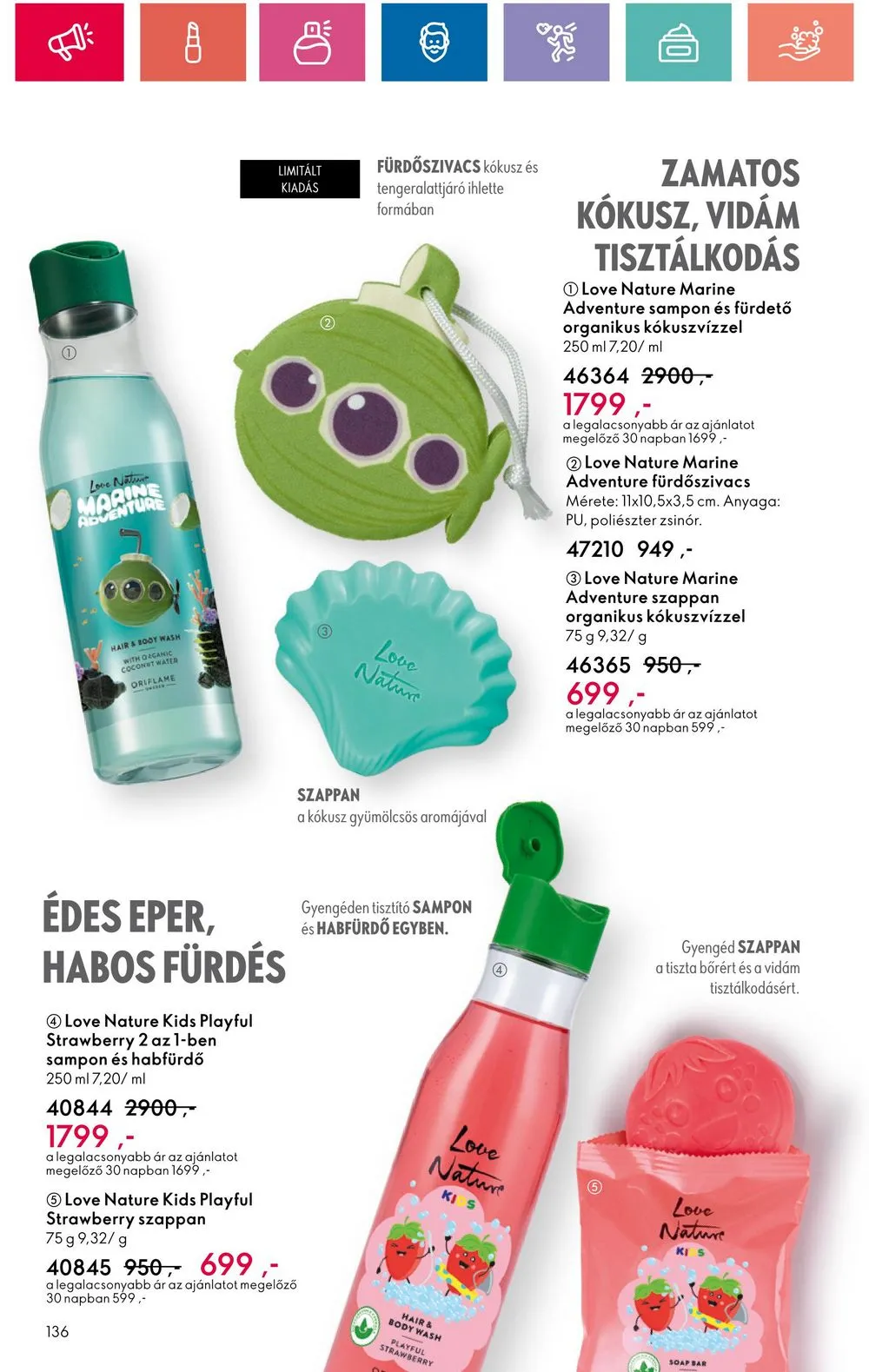 Oriflame akciós újság 06.18–07.08 – 136. oldal
