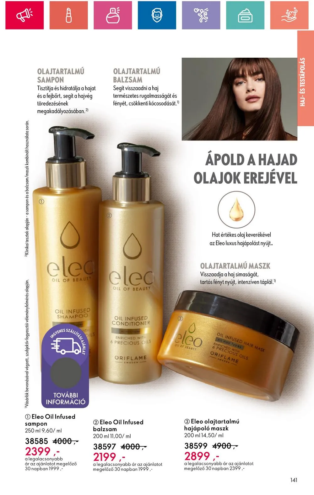 Oriflame akciós újság 06.18–07.08 – 141. oldal